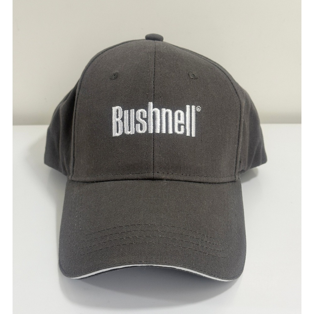 Bushnell Logo Adjustable Cap Hat Hunting Shooting Golf Gray